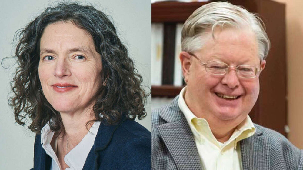 Former State Senator Jen Metzger (l.) and Town of Ulster Supervisor Jim Qugley are running to fill the unexpired term of former County Executive Pat Ryan.